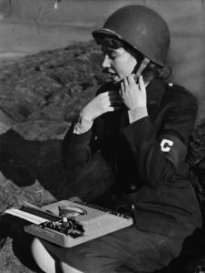 Marguerite Higgins Buckling Helmet